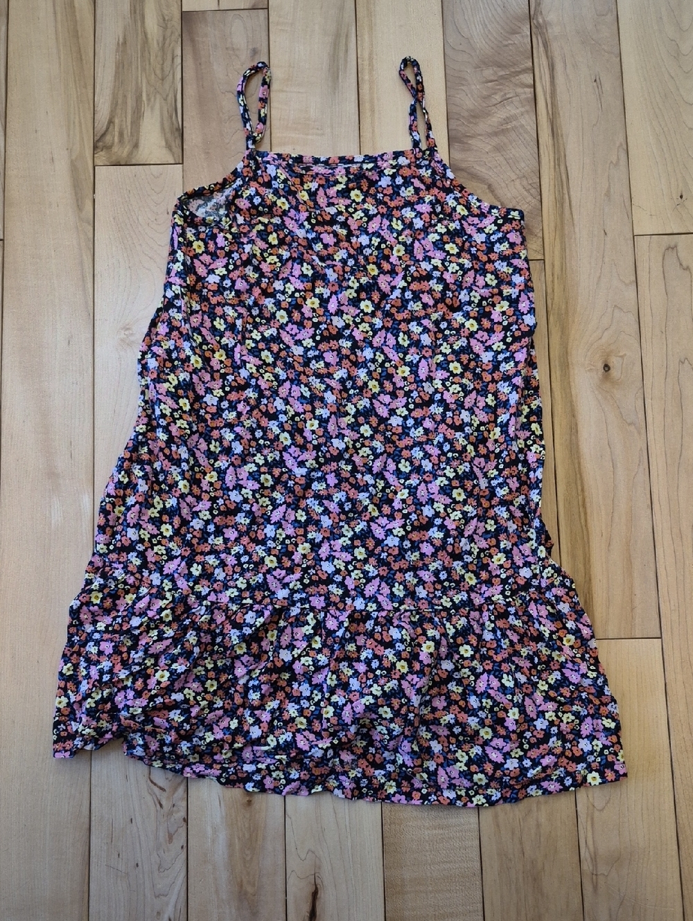Girls Size 10/12 Old Navy Floral Print Spaghetti-Strap Dress